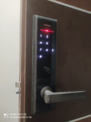 Khóa cửa điện tử Hafele hỏng mật khẩu, thiếu số